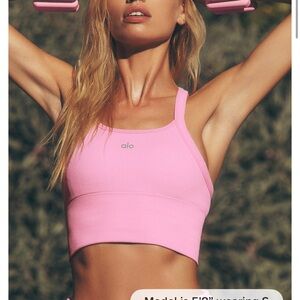 NWT ALO SWEET PINK BRA